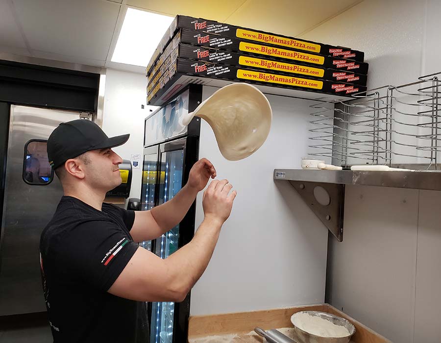 Pizza Dough Toss